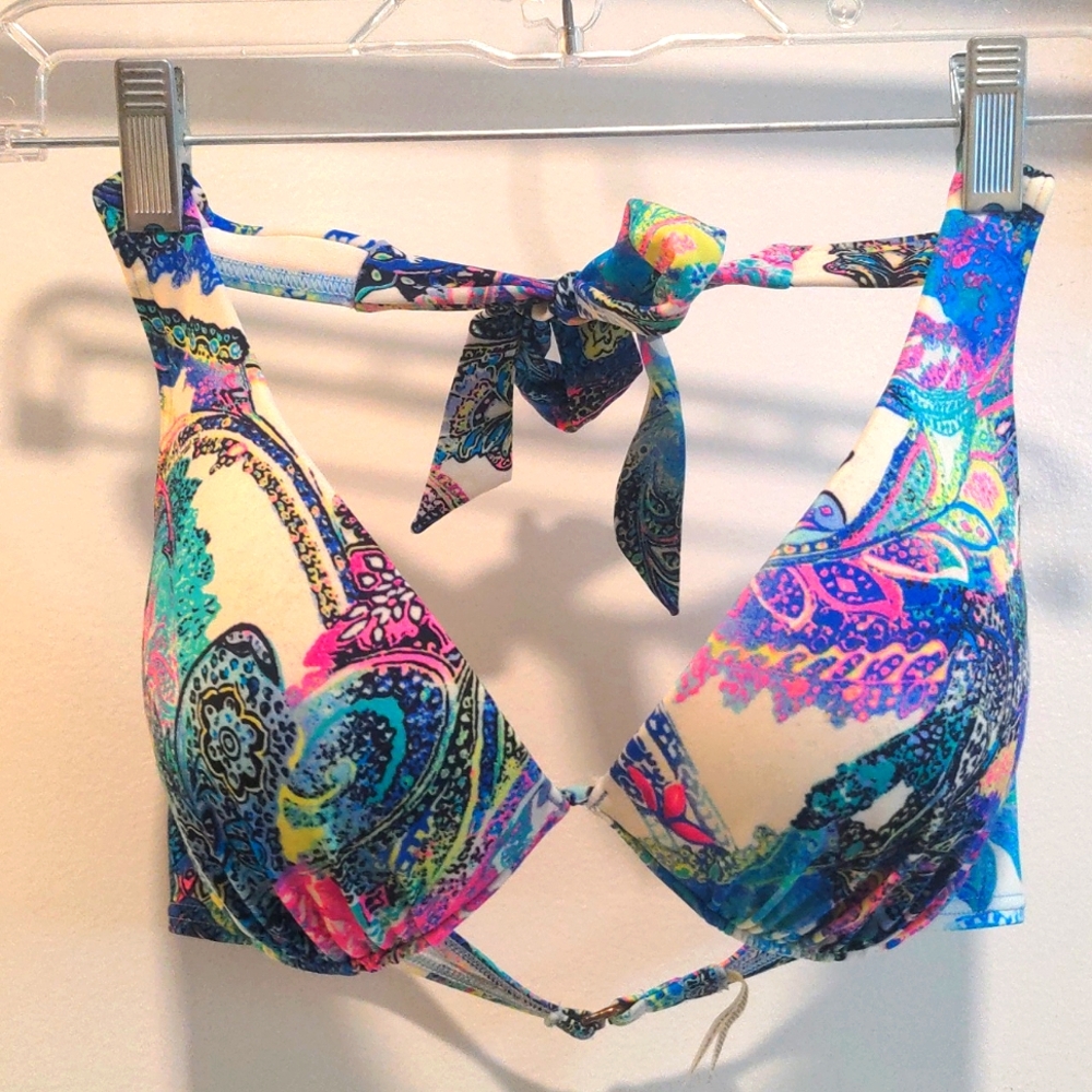 Victoria's Secret Rainbow Bikini Top